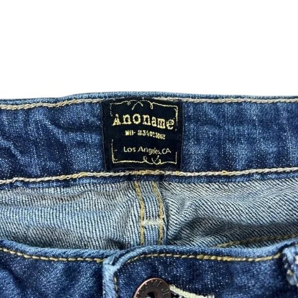 Anoname Jeans Capri Medium Wash Straight Low Rise Women's Size 30 - Picture 8 of 11